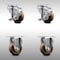 Service Caster 3.5 Inch SS High Temp Glass Filled Nylon Top Plate Caster Brake 2 Rigid, 2PK SCC-SS20S3514-GFNSHT-TLB-2-R-2 - alternate 1